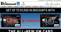 Desktop Screenshot of drummondmotors.ca